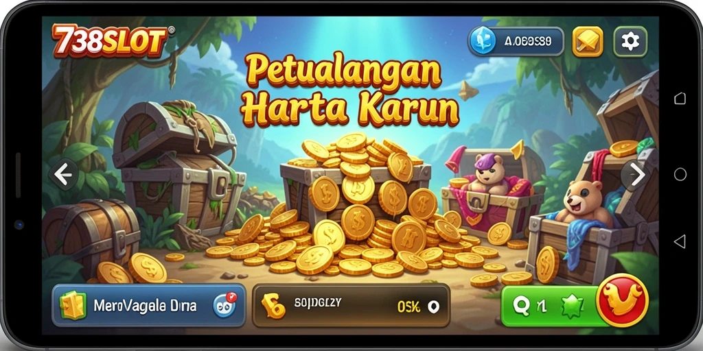 Tampilan gameplay seru di 738SLOT saat menjelajahi dunia petualangan.