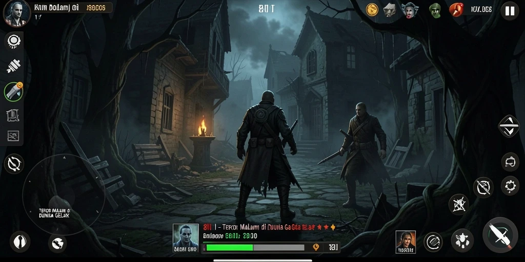 Screenshot menampilkan gameplay mencekam di 8II.