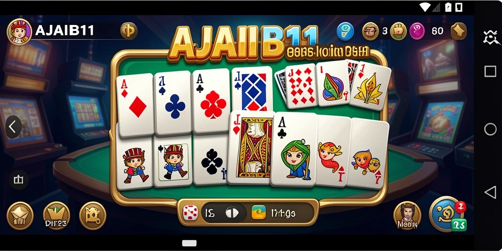 Screenshot gameplay AJAIB11 menampilkan keseruan bermain Domino.