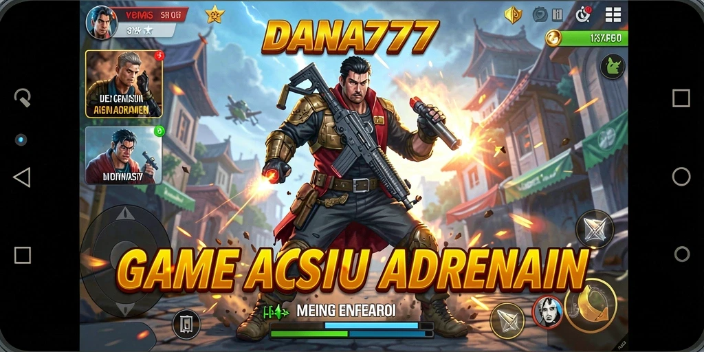 Gameplay intens dengan aksi penuh adrenalin di DANA777.