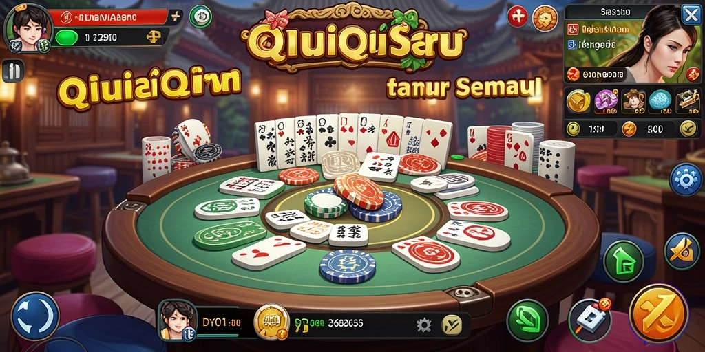 Gameplay QiuQiu yang seru dan penuh tantangan.