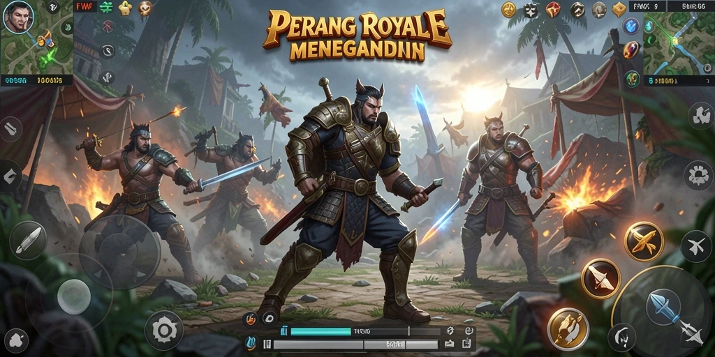 Tampilan aksi menegangkan dalam FW66 saat pertempuran Battle Royale.
