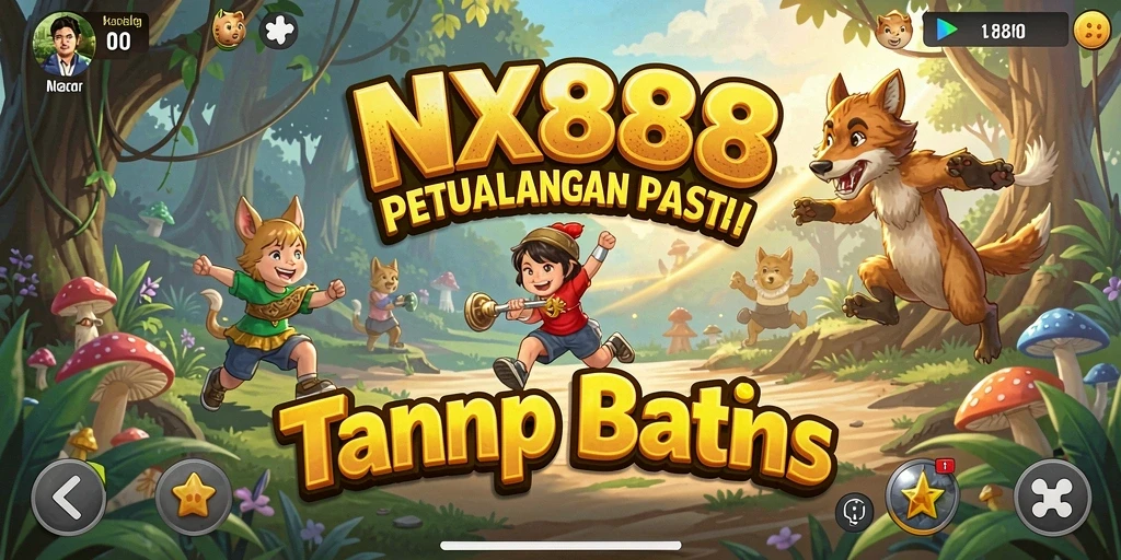 Menampilkan gameplay menegangkan dalam petualangan epik.