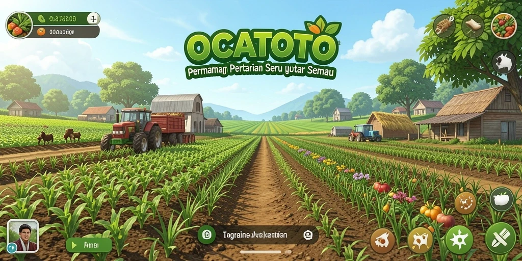 Tampilan gameplay OCATOTO yang menawan dan interaktif.