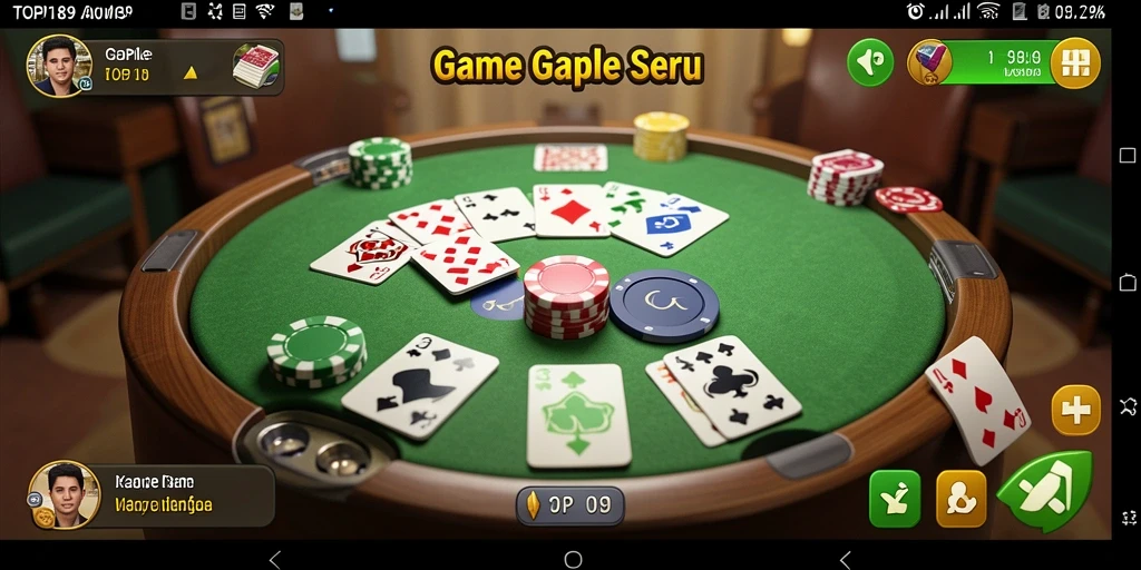 Gameplay seru gaple di TOPI189 dengan interaksi pengguna.
