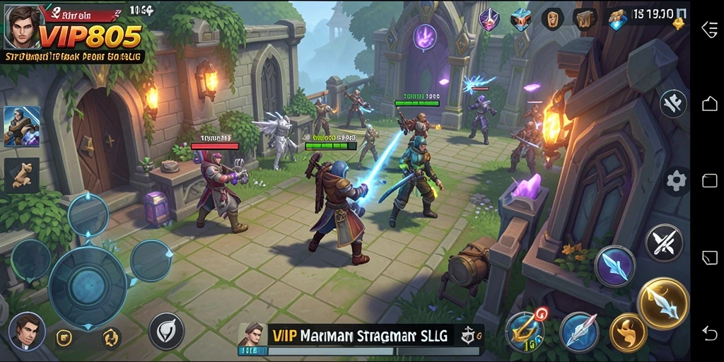 Tangkapan layar gameplay VIP805 menampilkan aksi seru dan strategi yang dalam.