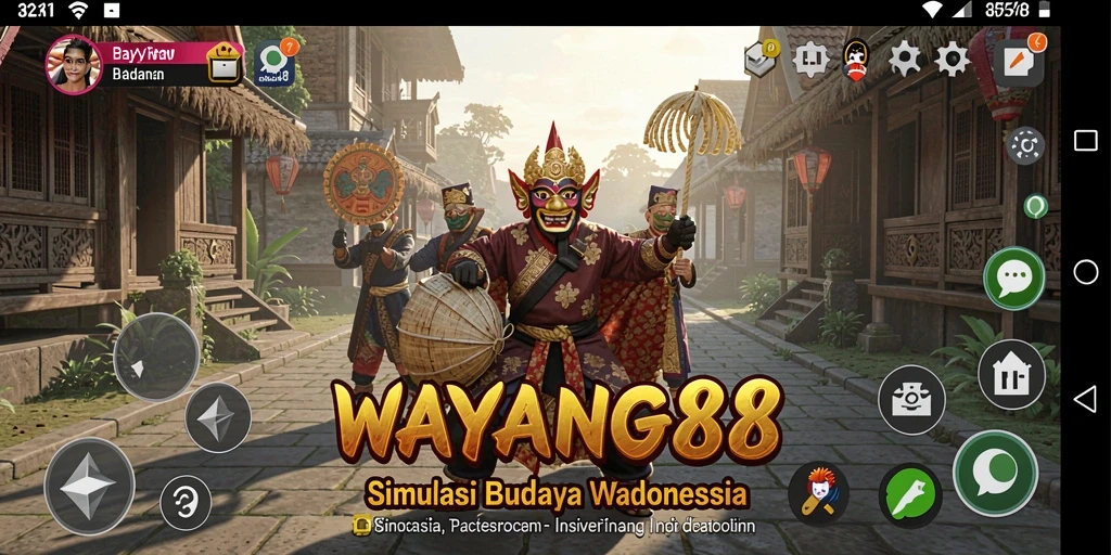Tampilan gameplay WAYANG88 yang menyoroti seni dan budaya wayang.